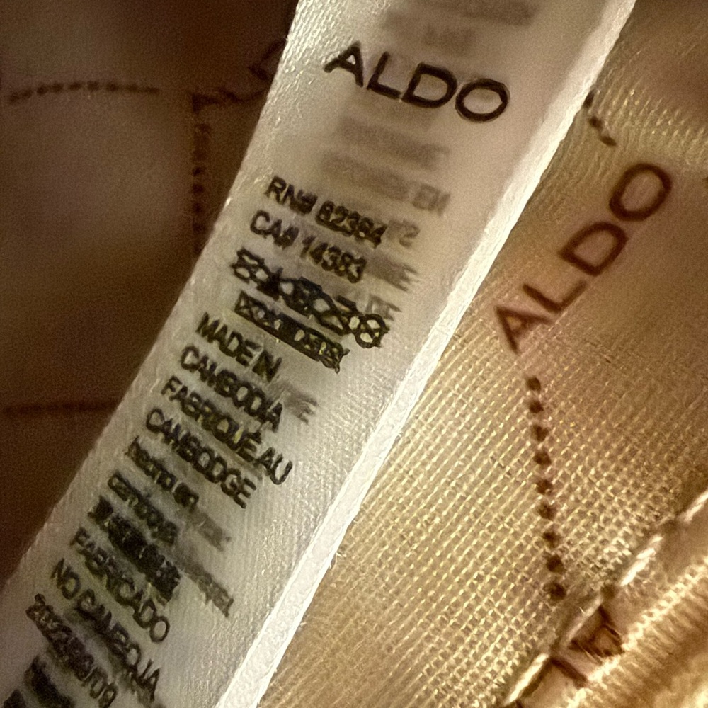 Aldo Colorblock Woven Straw Bag w/ Chain - Picture 10 of 10